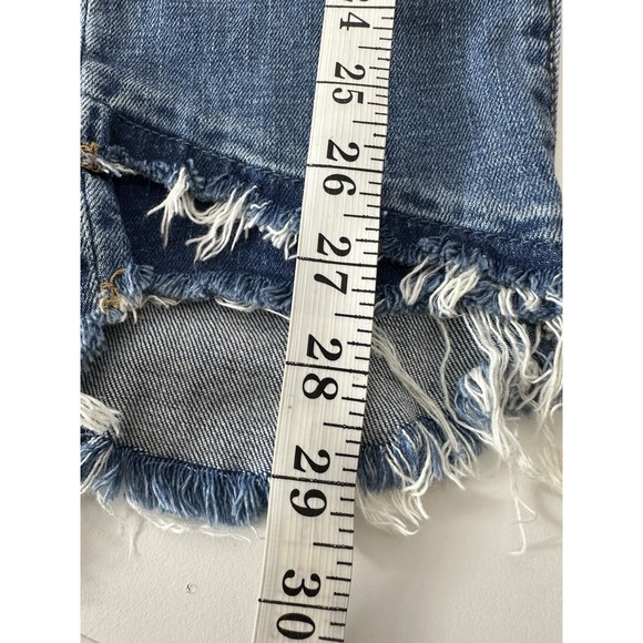 Blank NYC Jeans Women's Size 29 Blue Skinny Classic‎ Stretch Mid Rise Distressed - Picture 8 of 10